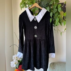 Alien Nation by Disturbia Wednesday Adams style black dress